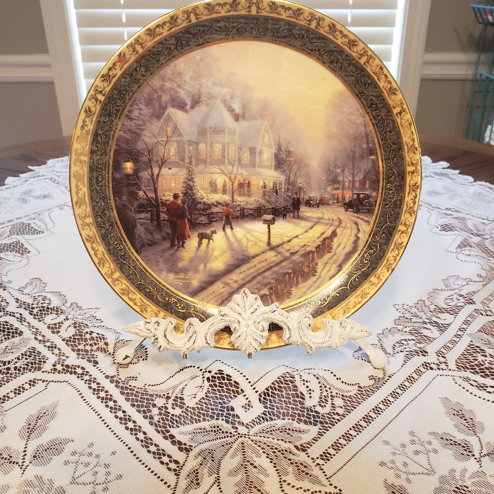 Thomas Kincade Numbered Decorative Plate.